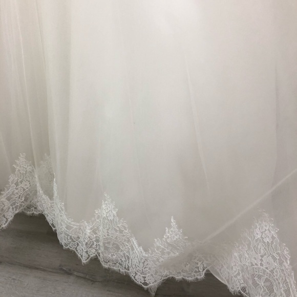 Ella Rosa Beaded Tulle Wedding Gown - Picture 8 of 8